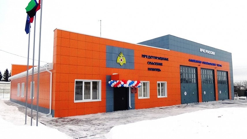 В Губкинском округе открыли здание новой пожарной части за 17 млн рулей