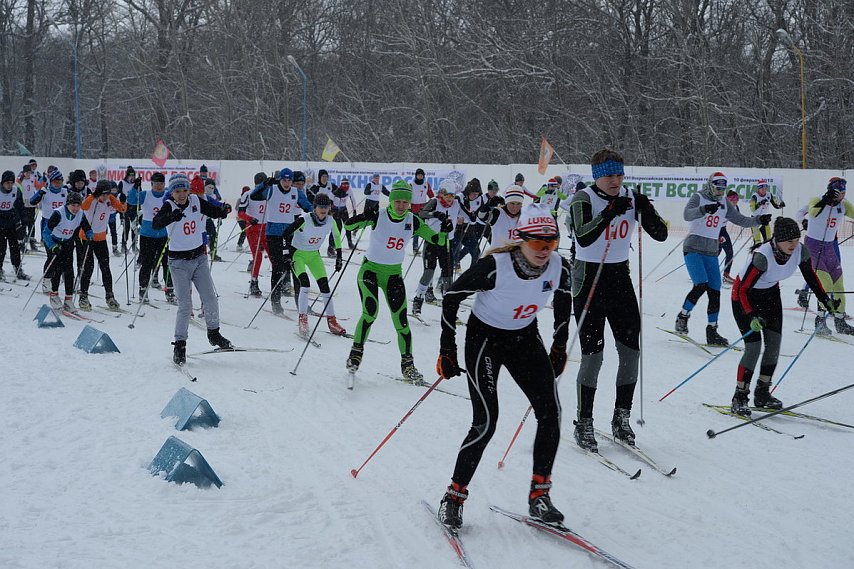 «Лыжня России-2018» в Губкине собрала более 900 человек