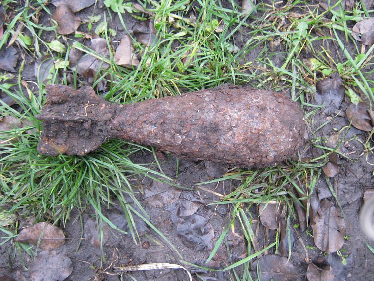 В Губкинском округе нашли миномётную мину