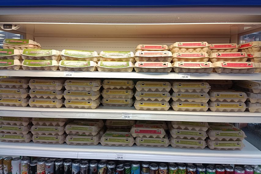 В Белгородской области в августе подешевели овощи и яйца, но подорожали сыр и рыба