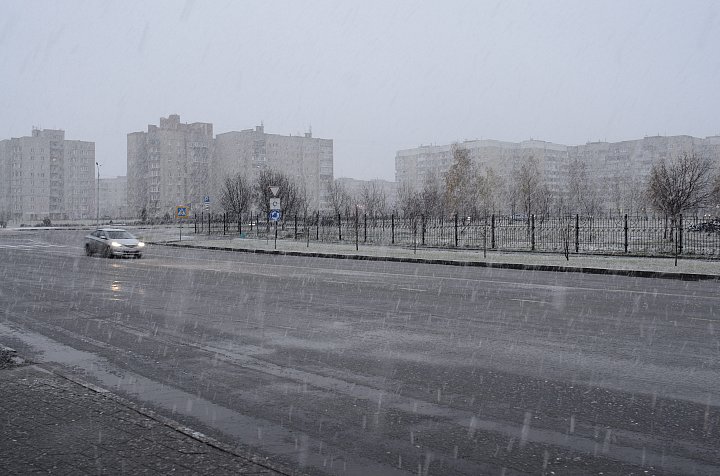 Погода испортится: снег с дождём и сильный ветер придут в Белгородскую область