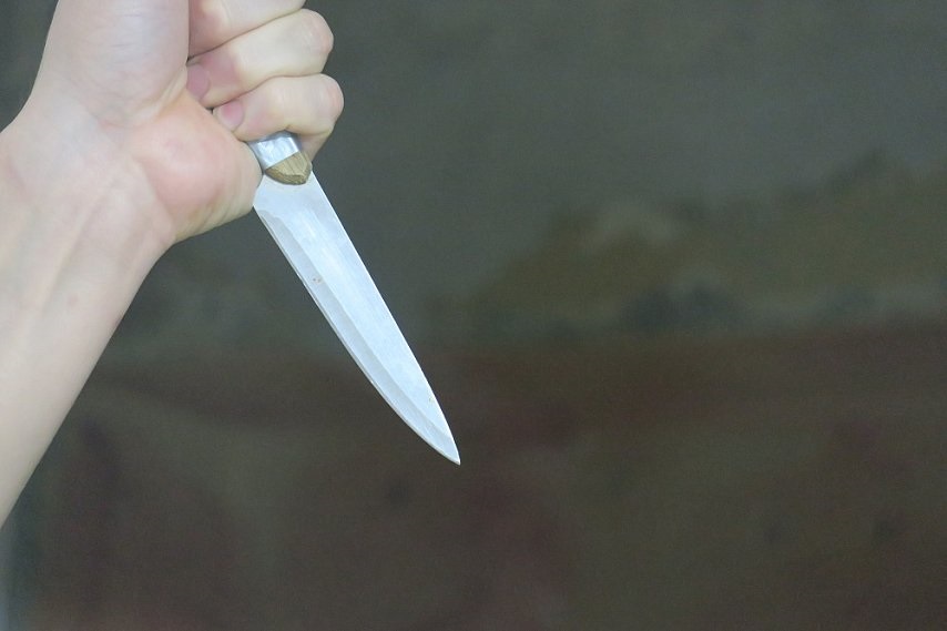 В Губкине женщина напала на мужа со сковородой и ножом