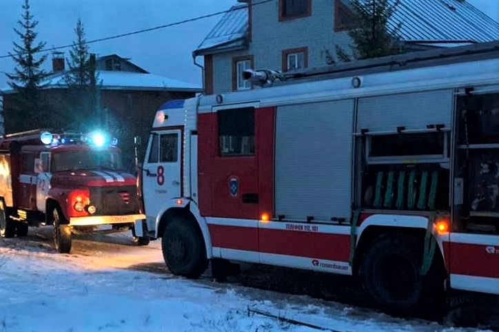 23 февраля в Губкине случился пожар