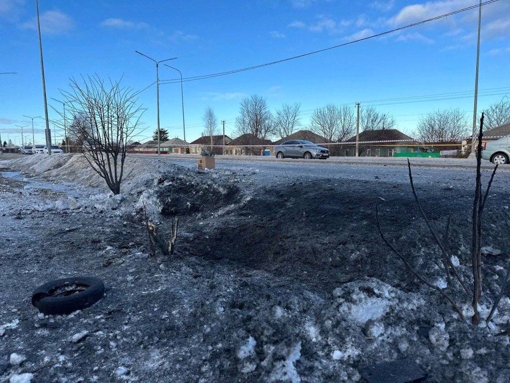 В Губкине после падения беспилотника повреждены 8 частных домов