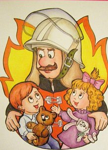 Тематический час по пожарной безопасности «Есть профессия такая» в клубе «Азимут»
