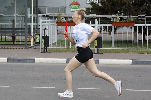Праздничная эстафета собрала 170 спортсменов из Губкина на территории Лебединского ГОКа