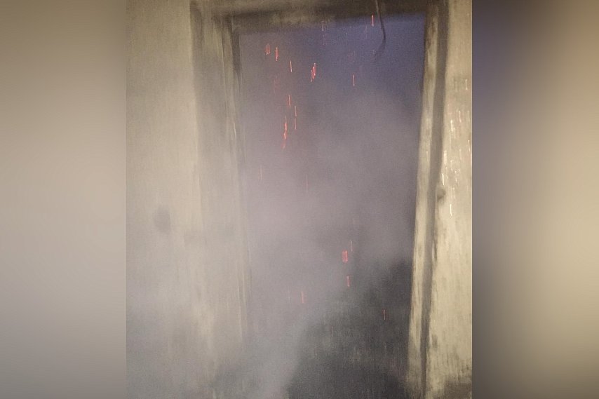 Пожар случился на сельхозпредприятии в Губкинском округе