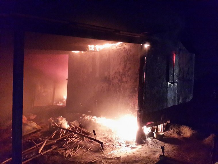 В Международный день спички в Губкине случился пожар