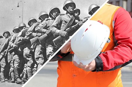 На заводе и в бою. Как средства защиты спасают рабочих и военных