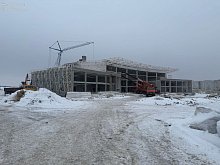 Новый бассейн в Губкине готов почти наполовину