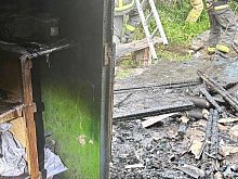 В Губкине при пожаре спасли мужчину