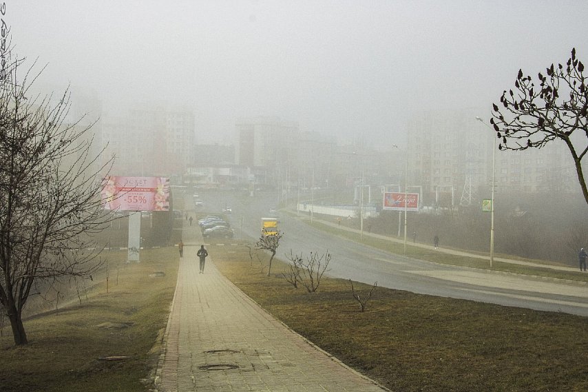 На Белгородскую область снова опустится туман