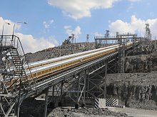 Конвейеры комплекса циклично-поточной технологии доставили на обогатительную фабрику 100-миллионную тонну руды
