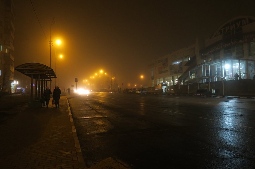 Белгородцев предупредили о тумане и гололедице