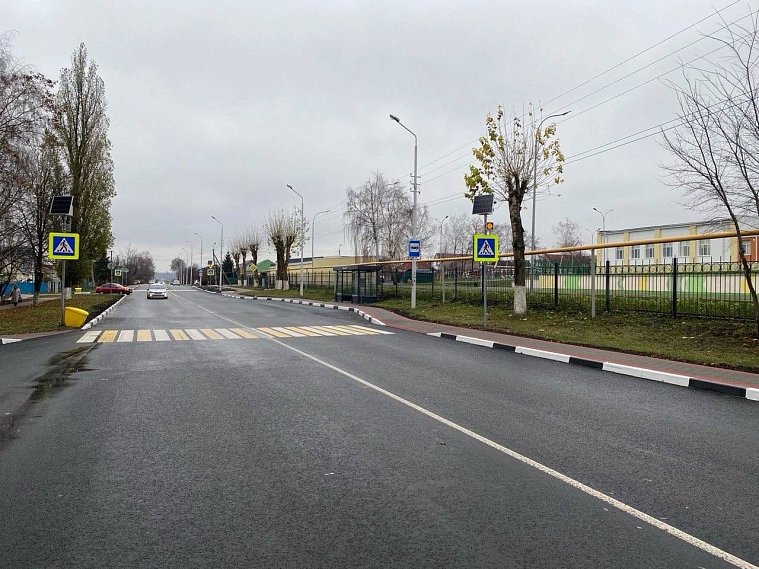 В Губкине обновляют дорожную разметку