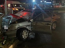 Двое молодых парней и несовершеннолетняя девушка пострадали в ДТП в Губкине
