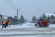 Как борятся с последствиями первого в этом сезоне снегопада в Губкинском округе