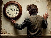44-летний губкинец украл со стены в магазине часы и убежал