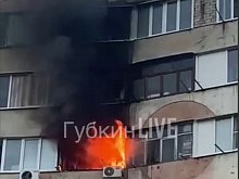 В Губкине загорелась квартира на ул. Космонавтов
