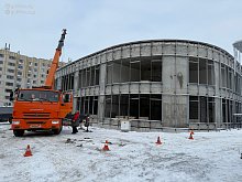 Василий Голиков рассказал о ходе строительства художественной школы в Губкине