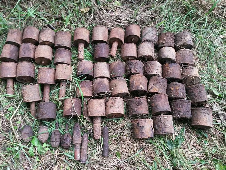 В Белгородской области найден схрон чёрных копателей с боеприпасами