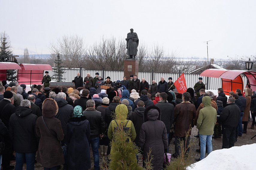 В Губкине прошли митинги в честь освобождения города и района