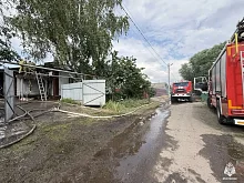 В селе Скородном сгорел жилой дом