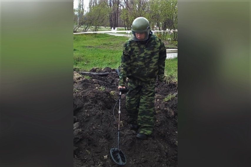 В Губкине рабочие нашли ручную гранату 