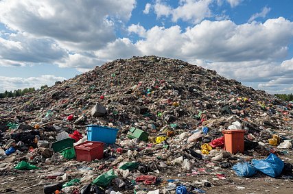 В селе Никаноровка свалку мусора не ликвидировали, а закопали