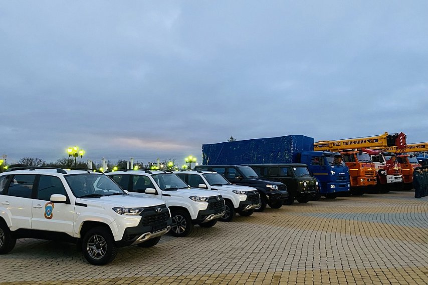 Новую технику передали спасателям Губкинского округа