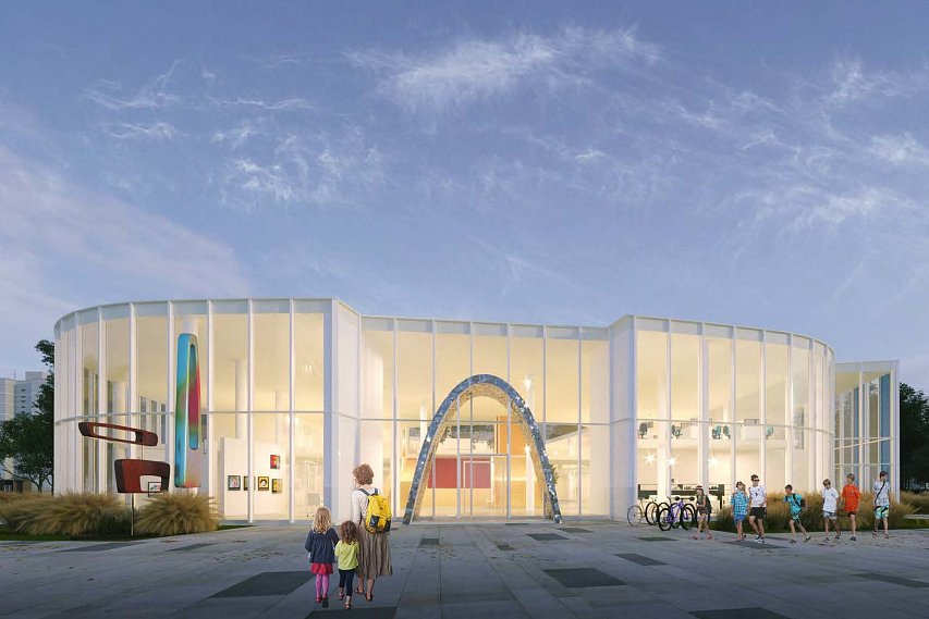 Власти показали концепцию нового здания художественной школы в Губкине