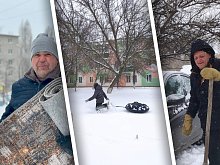 «Всегда так делаем»: как губкинцы переживают снегопад
