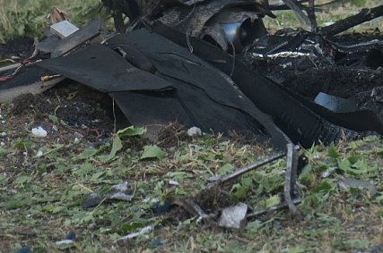 В Губкине обломки БПЛА упали на хозпостройку