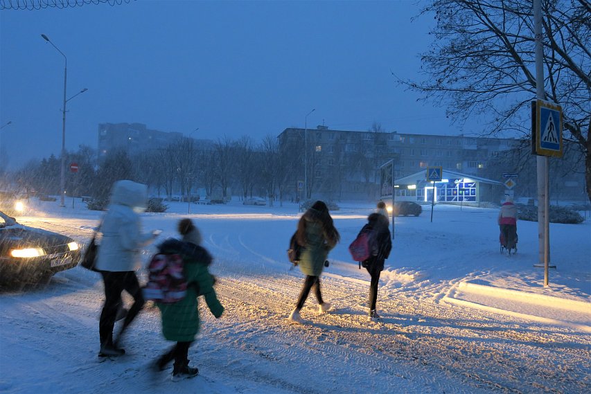 Белгородская Госавтоинспекция сообщила о возможном увеличении числа ДТП из-за снегопада