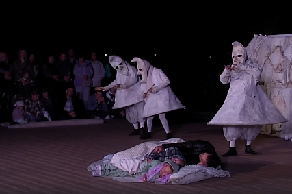 В Губкине прошёл фестиваль уличных театров «Иллюзион»