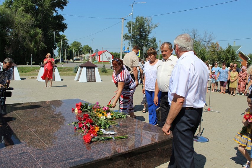 В Белгородской области открыли обновлённый памятник воинам, погибшим во время Великой Отечественной войны