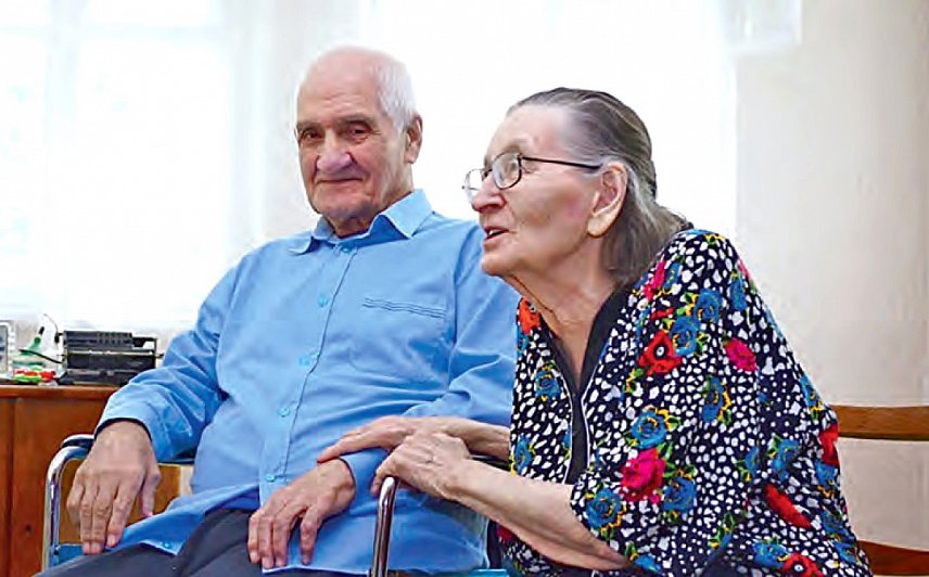 Супруги Колбеевы из Губкина отмечают  70-летие совместной жизни