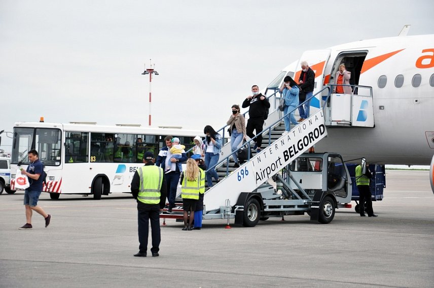 Первый авиарейс в Минеральные Воды отправился из Белгорода 1 июня