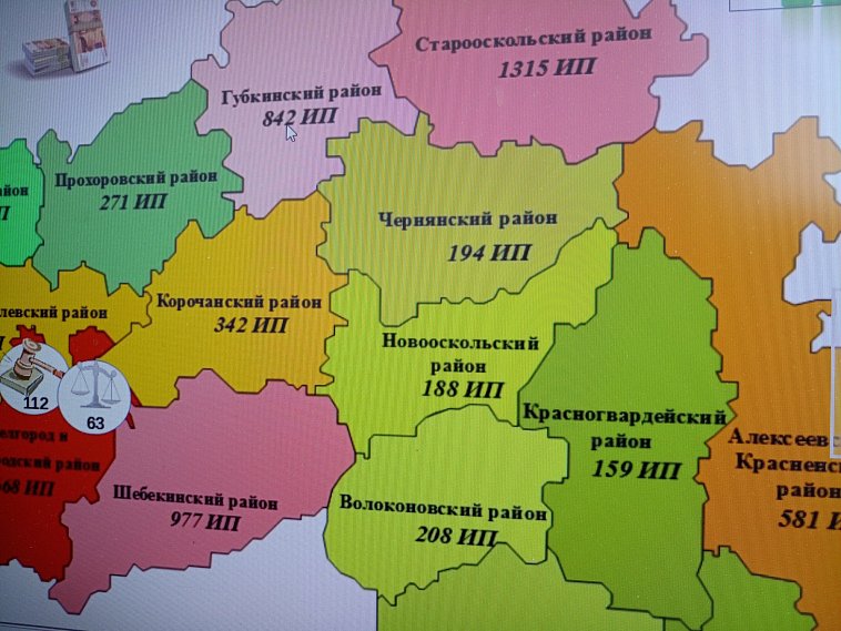 Приставы составили алиментную карту Белгородской области