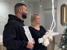 В Губкине первым ребёнком 2026 года стала девочка Эмилия