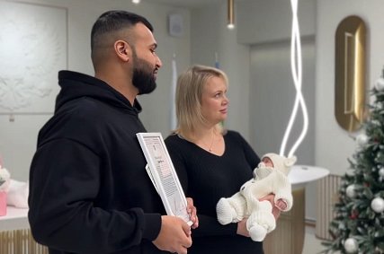 В Губкине первым ребёнком 2026 года стала девочка Эмилия