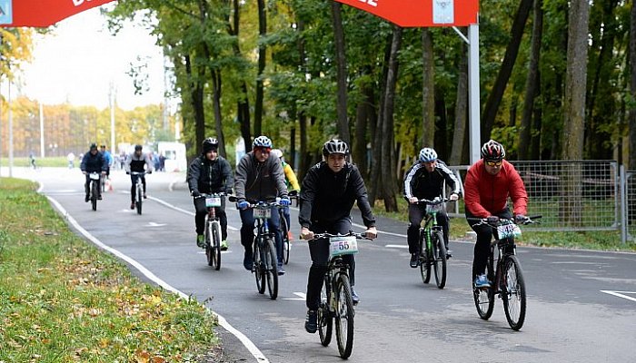 В Губкине прошла массовая велогонка