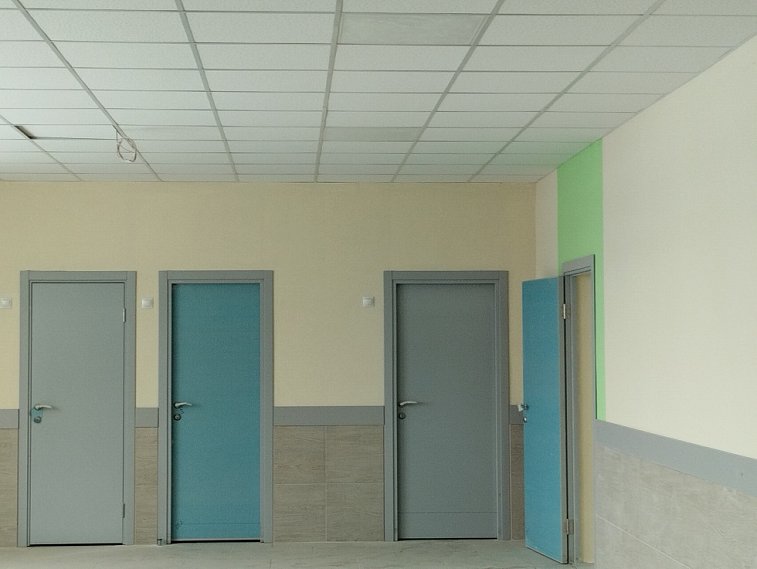 Ремонт школы № 11 в Губкине близится к завершению