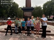 Юные губкинцы прошли по «Маршруту Памяти»