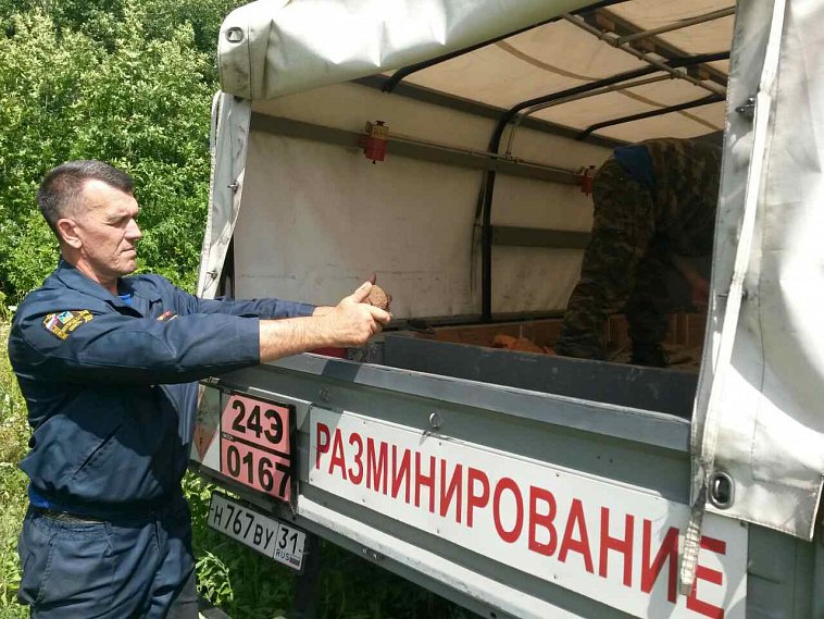 Более 1500 боеприпасов найдено в Белгородской области в 2017 году