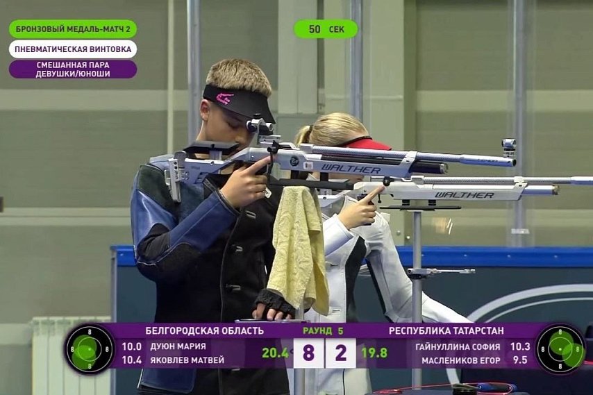 Матвей Яковлев из Губкина стал призёром всероссийских соревнований по пулевой стрельбе