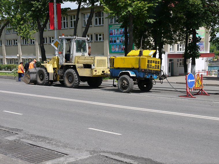 Бизнес выделил более 60 млн рублей на ремонт губкинских дорог