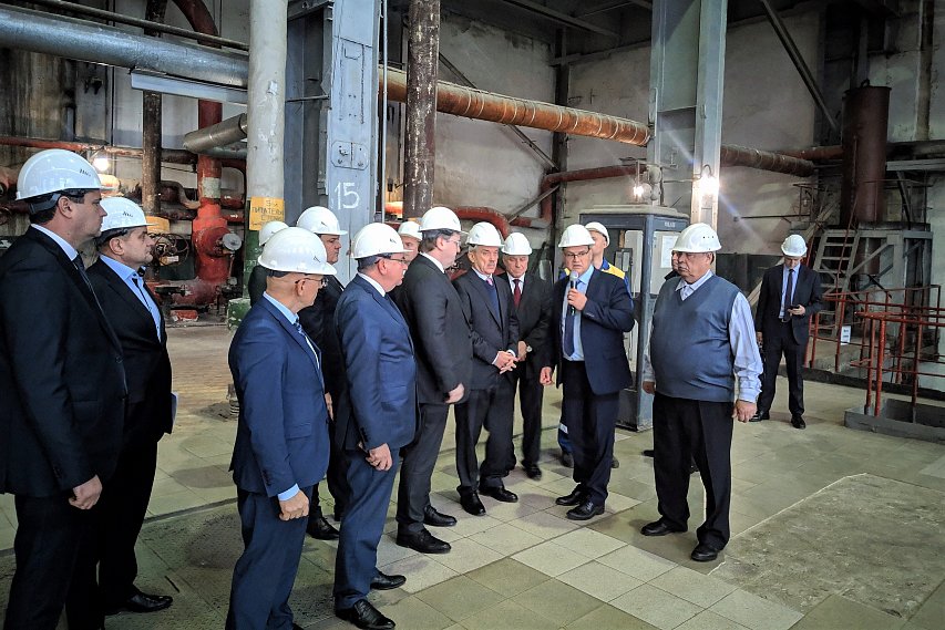 Евгений Савченко посетил Губкинскую ТЭЦ
